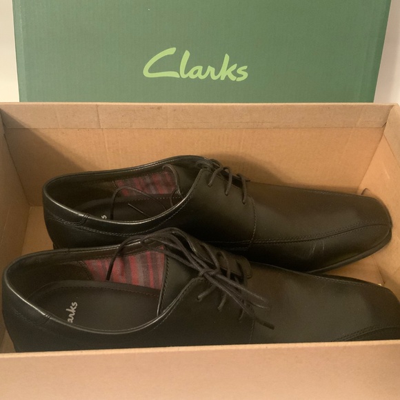 Clarks Gadwell Over Lace Up Classic Dress Shoes Men’s Business Casual Loafers 9 - Picture 5 of 15